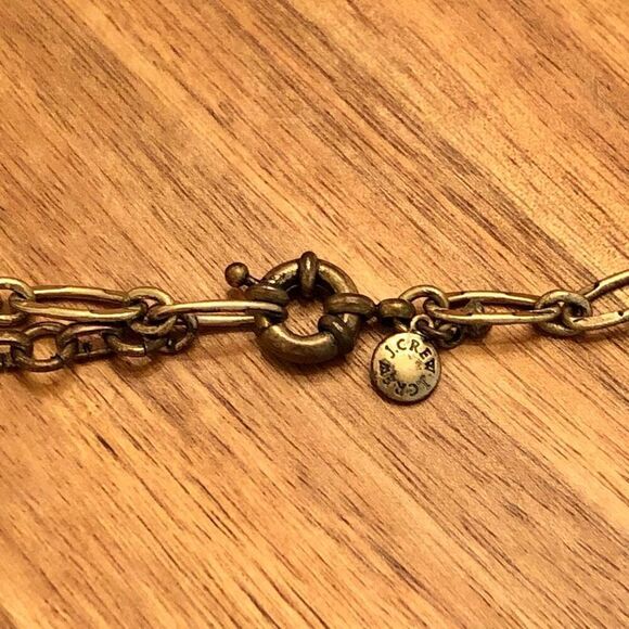 J.Crew | Royal Blue and Grey Pendant Necklace | 18” Adjustable - Picture 4 of 4